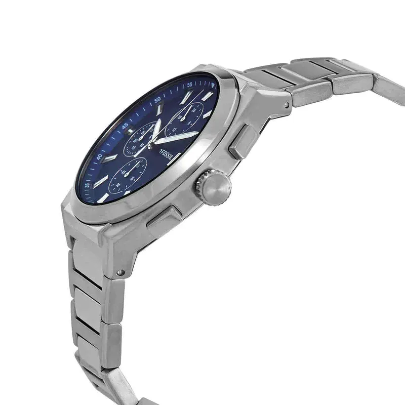 Fossil  Everett Chronograph Blue Dial Men’s Watch- FS5795
